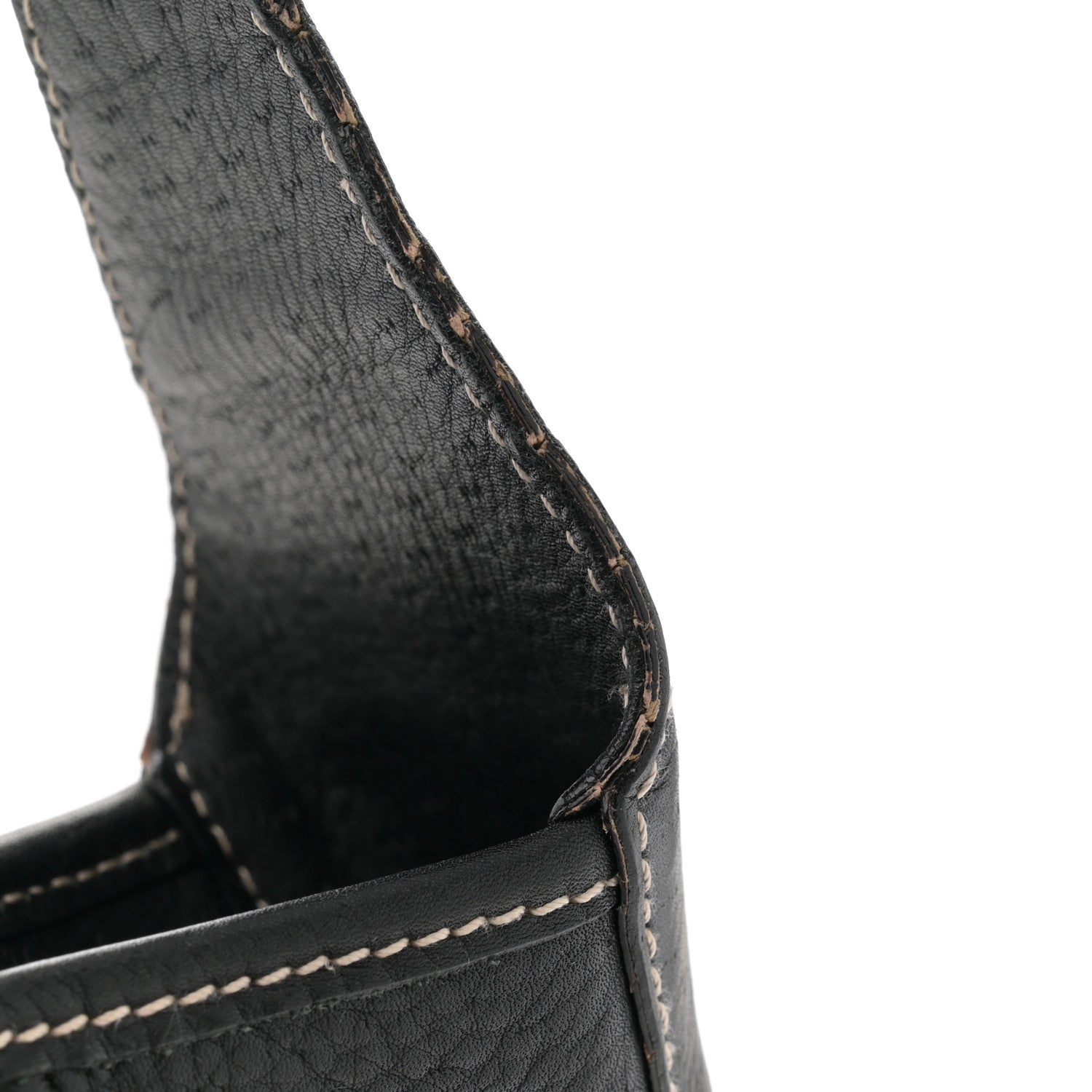 Salvatore Ferragamo Calfskin Gancini Lock Hobo Black 11 of 13