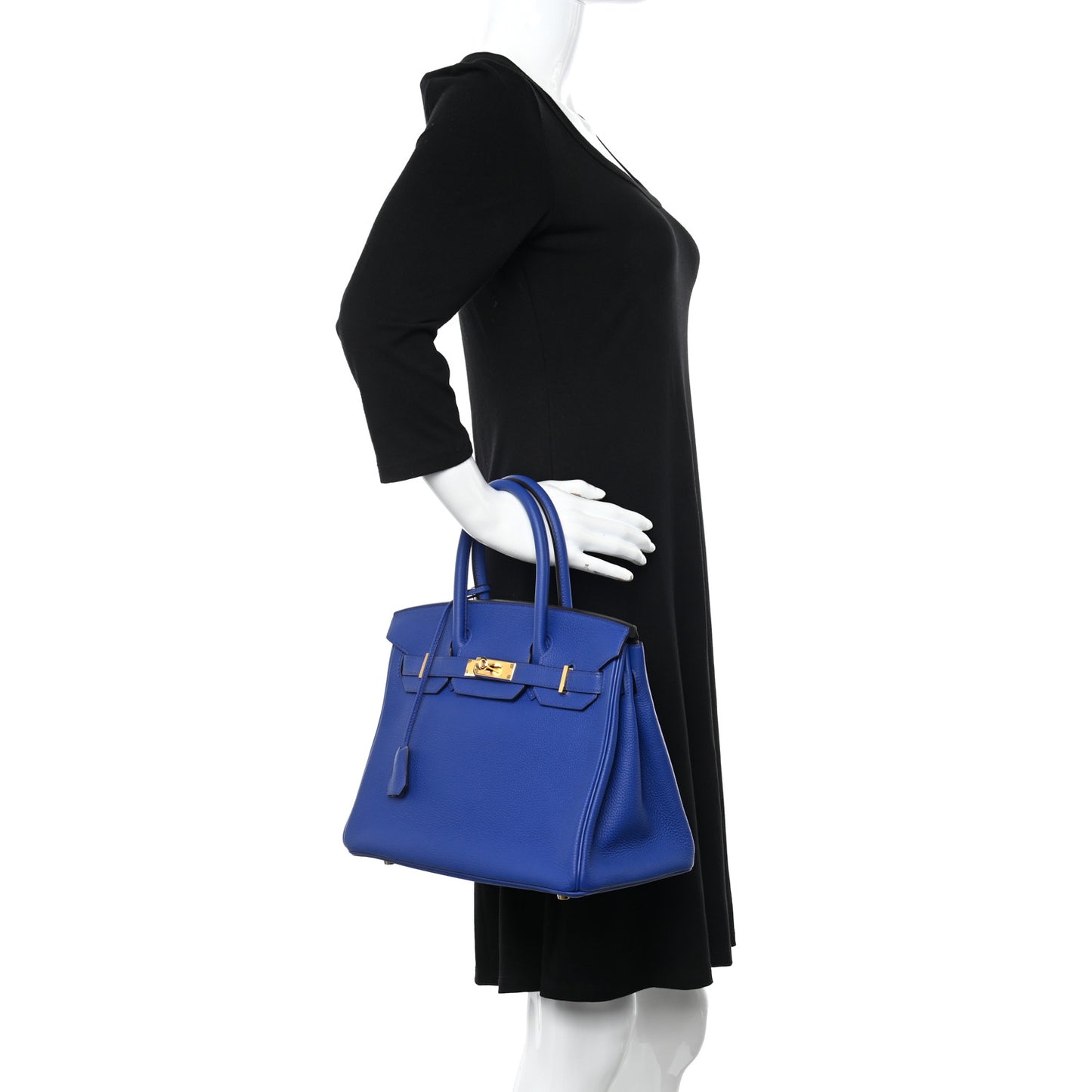 Togo Birkin 30 Bleu Electrique