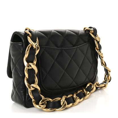 Chanel Lambskin Quilted Large CC Funky Town Flap Black 3 of 10