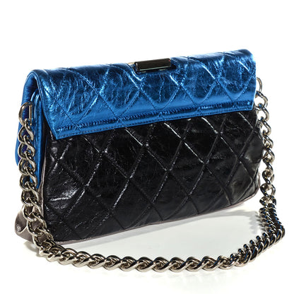 Chanel Metallic Calfskin Quilted Modern Chain Flap Frame Bag Multicolor 3 of 7