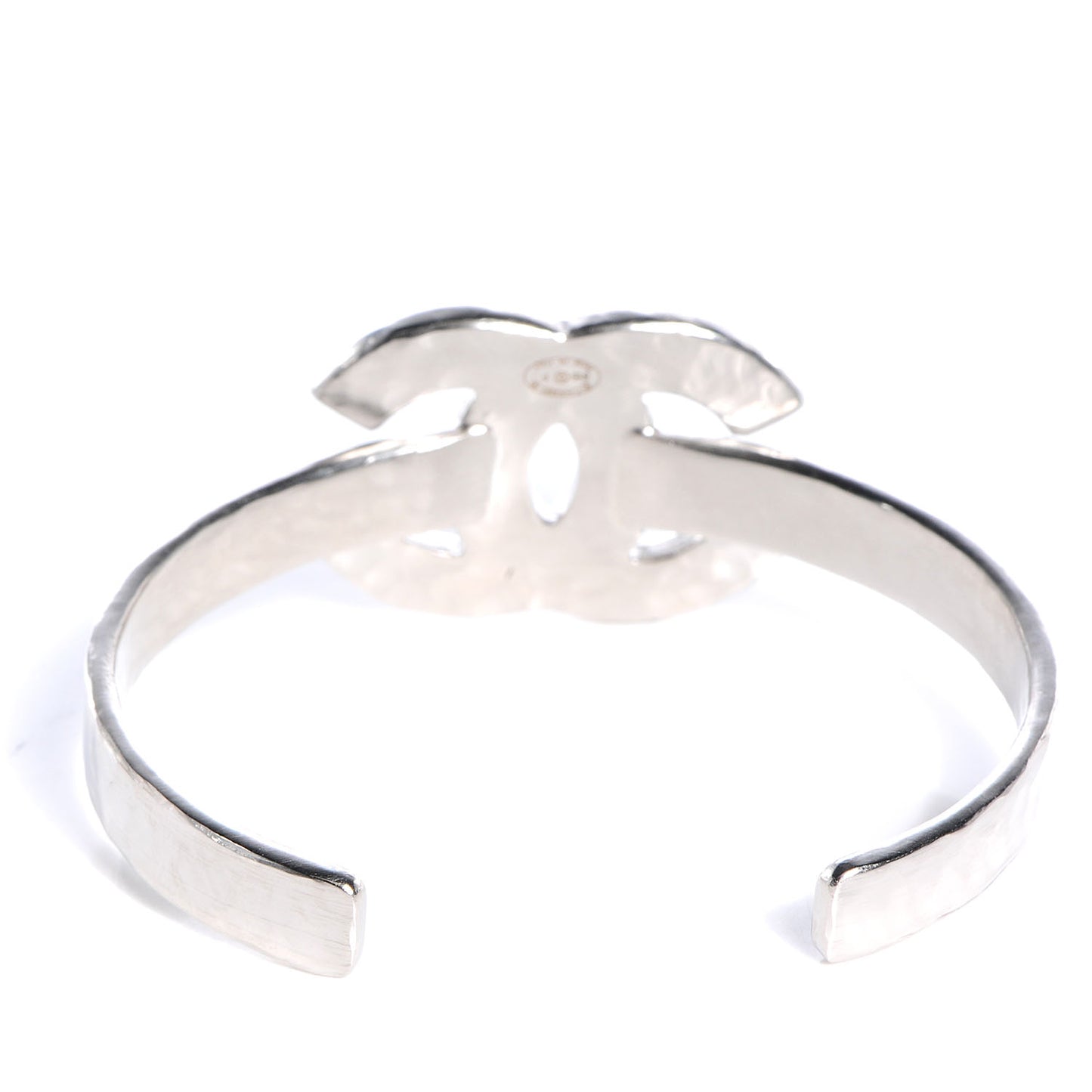 Enamel CC Bracelet Blue White