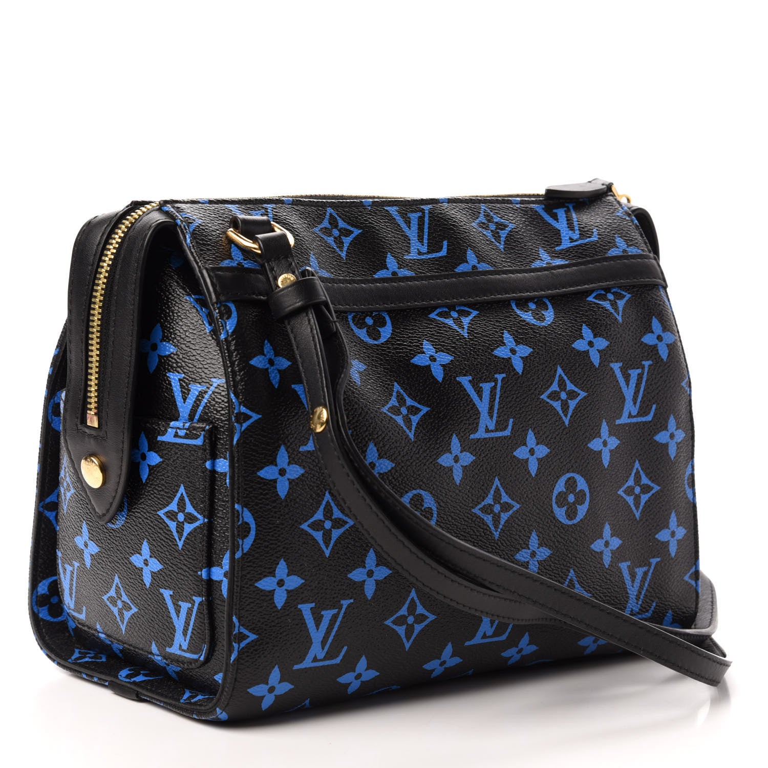 Louis Vuitton Colored Monogram Speedy Amazon PM Blue Black 3 of 8
