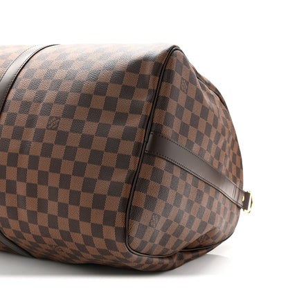 Louis Vuitton Damier Ebene Keepall Bandouliere 55 8 of 8