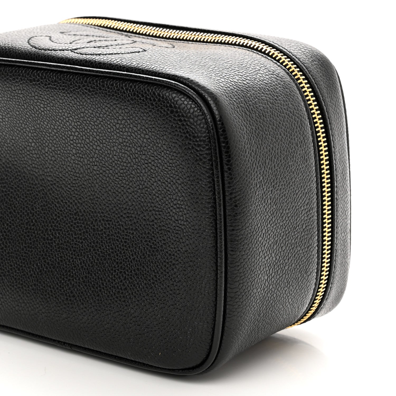 Chanel Caviar CC Vanity Cosmetic Case Black 11 of 11