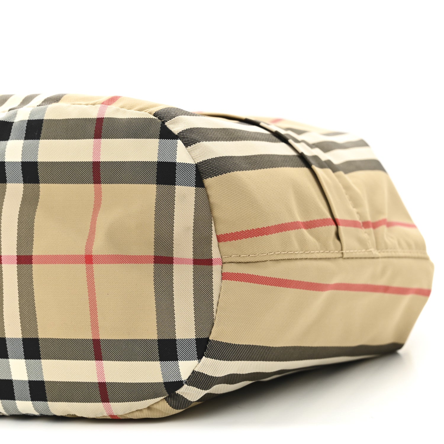 Burberry Econyl Icon Stripe Phoebe Drawcord Pouch Archive Beige 8 of 9