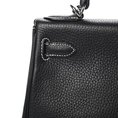 Hermes Taurillon Clemence Kelly Retourne 28 Black 22 of 27