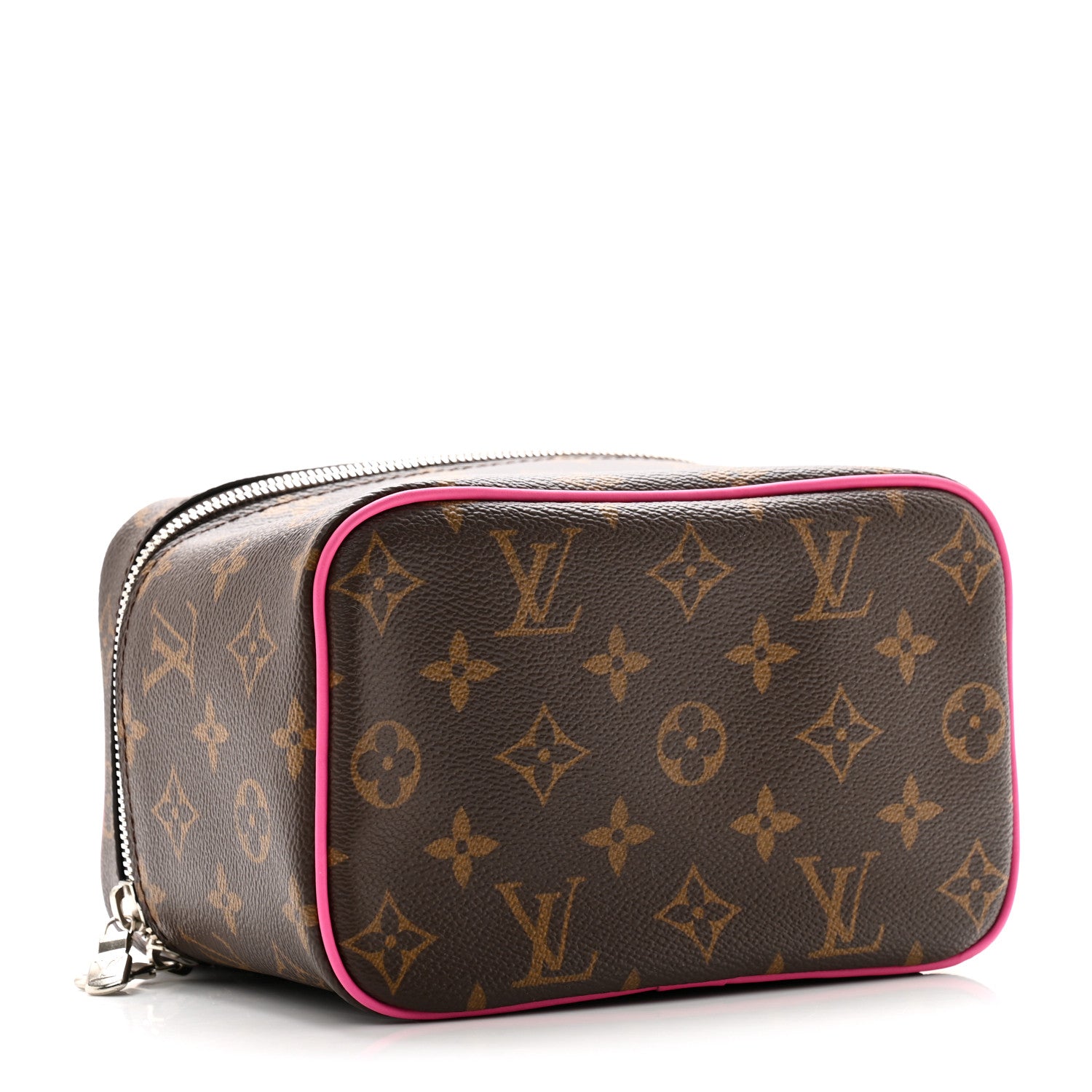 Louis Vuitton Monogram Macassar Nice Mini Fuchsia 4 of 8