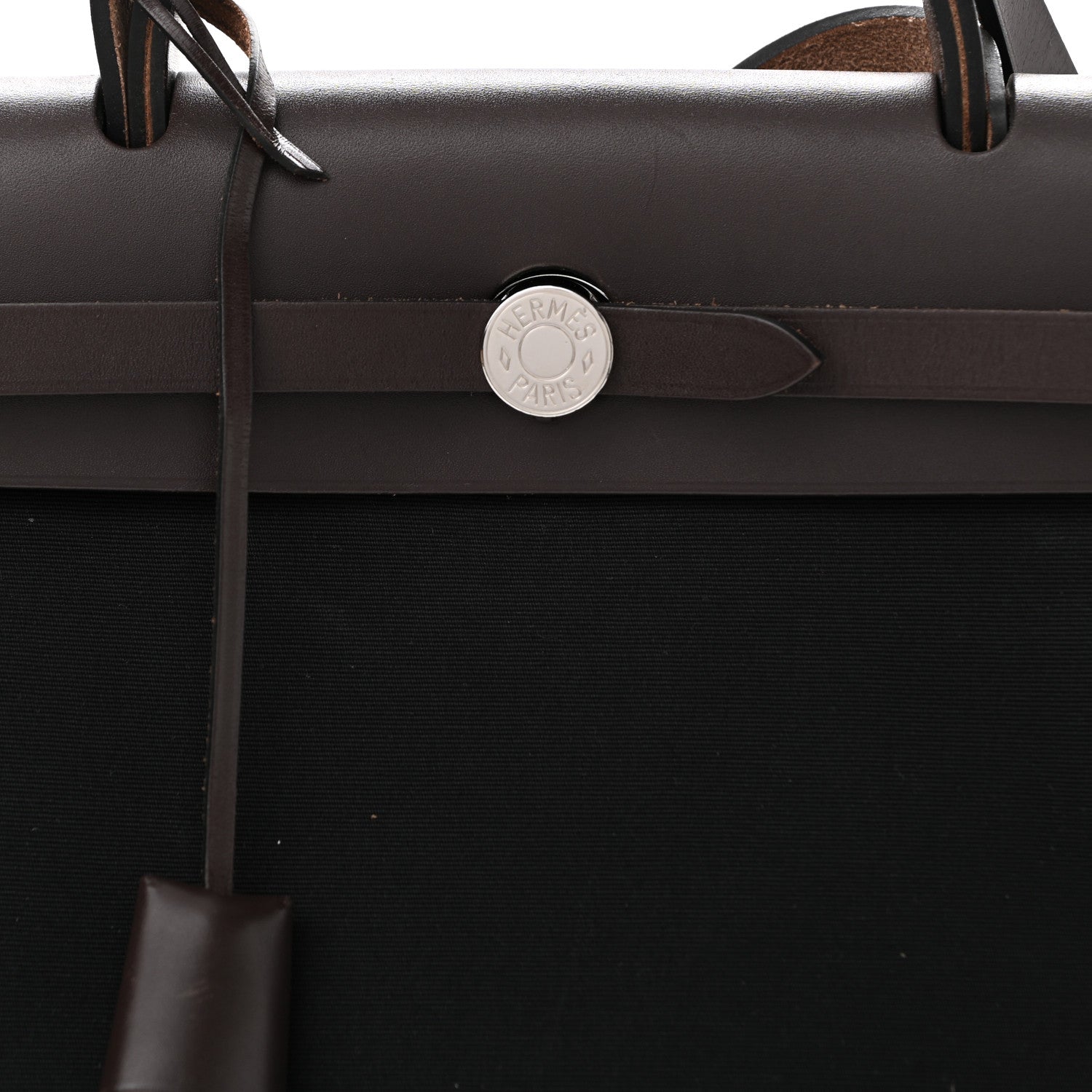 Hermes Toile Vache Hunter Herbag Zip 31 PM Black Ebene 10 of 14