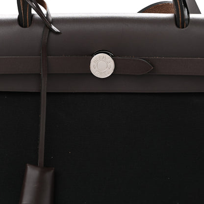 Hermes Toile Vache Hunter Herbag Zip 31 PM Black Ebene 10 of 14