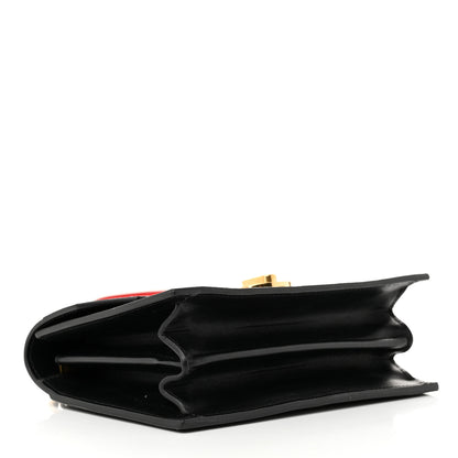 Christian Louboutin Nylon Reflex Calfskin Leopard Elisa Baguette Multicolor Black 4 of 10
