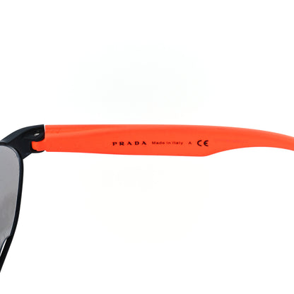 Prada Metal Sport Aviator Sunglasses SPS 56U Black Orange 5 of 7