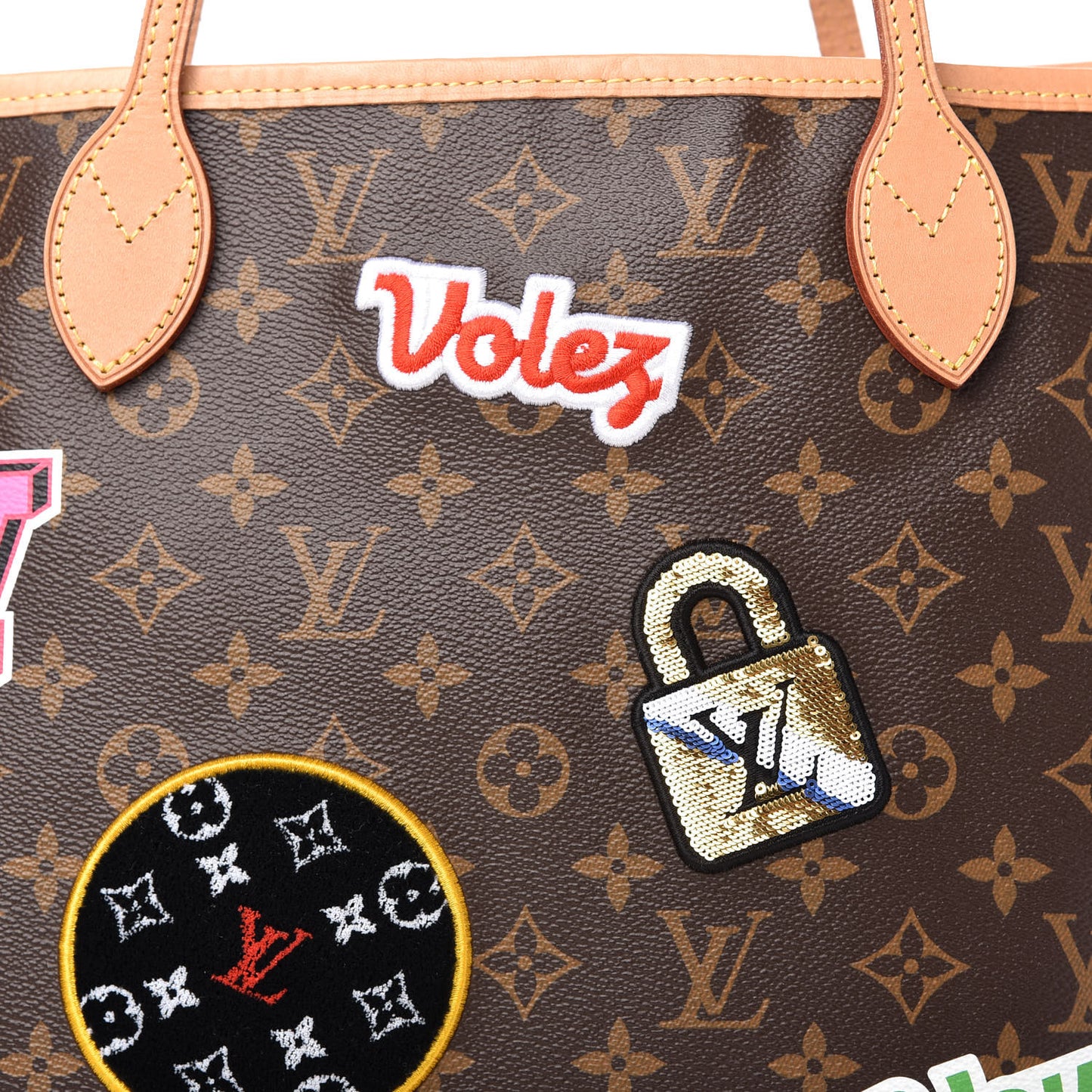 Monogram Travel Stickers Neverfull MM