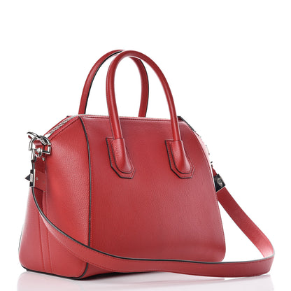 Givenchy Sugar Goatskin Small Antigona Bright Red 3 of 13