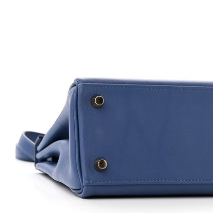 Hermes Swift Kelly Retourne 25 Bleu Brighton 9 of 10