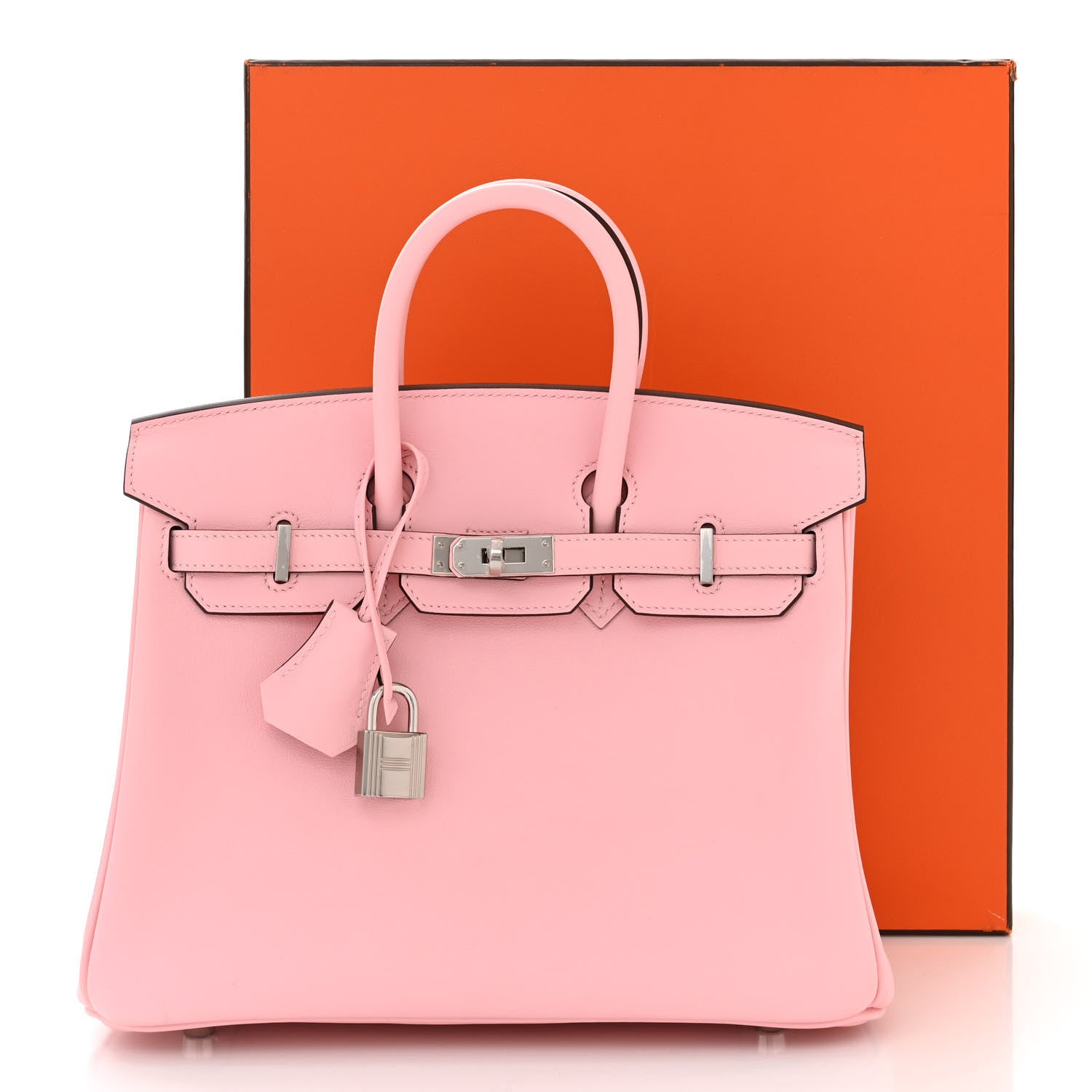 Hermes Swift Birkin 25 Rose Sakura 11 of 11