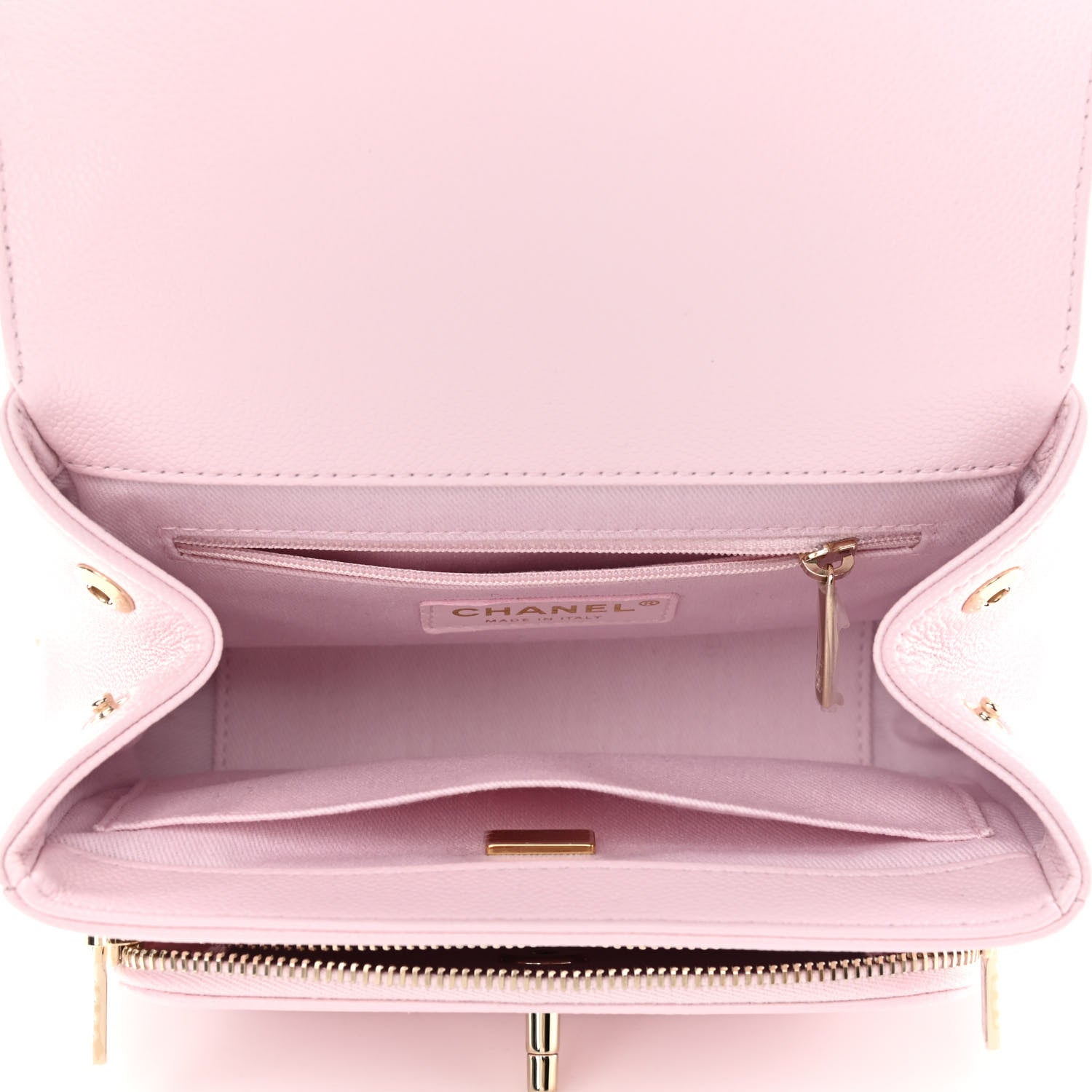 Chanel Caviar Quilted Small Business Affinity Flap Light Pink 5 of 9