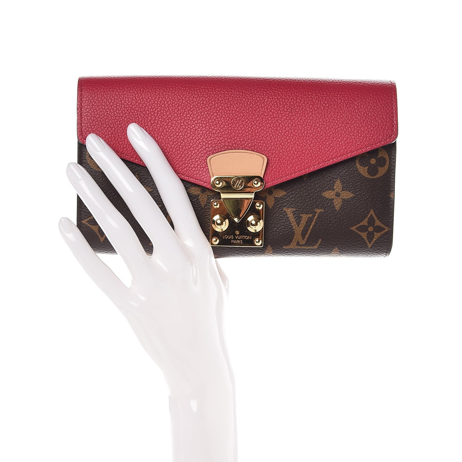 Louis Vuitton Monogram Pallas Wallet Dahlia 2 of 6