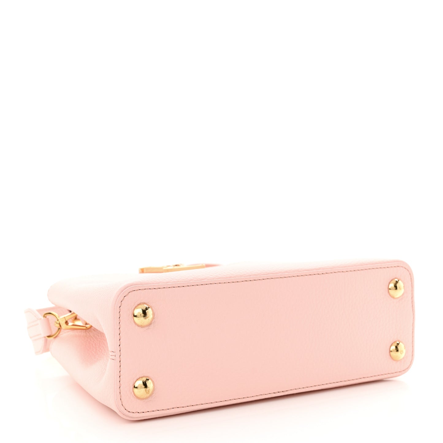 Taurillon Resin Murano Capucines BB Rose Jasmin
