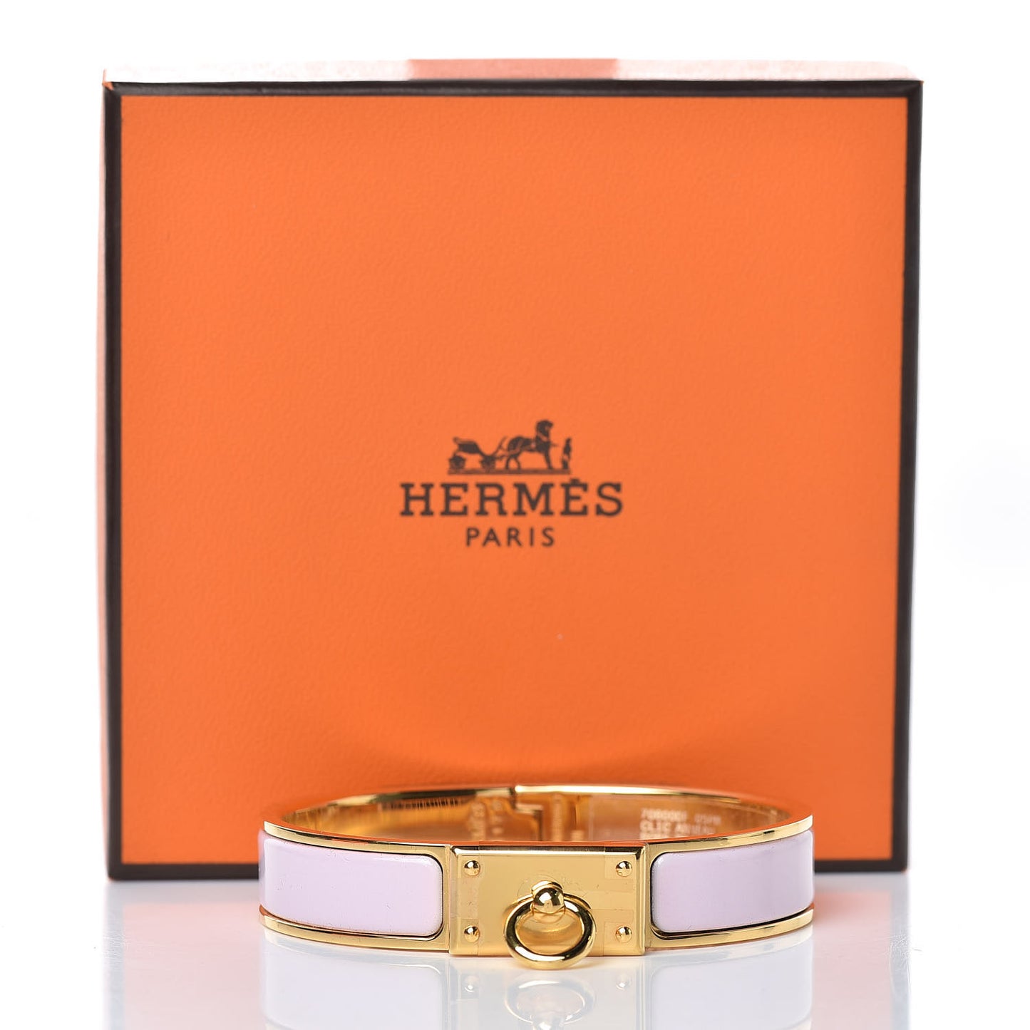 Enamel Clic Anneau Bracelet PM Rose Dragee