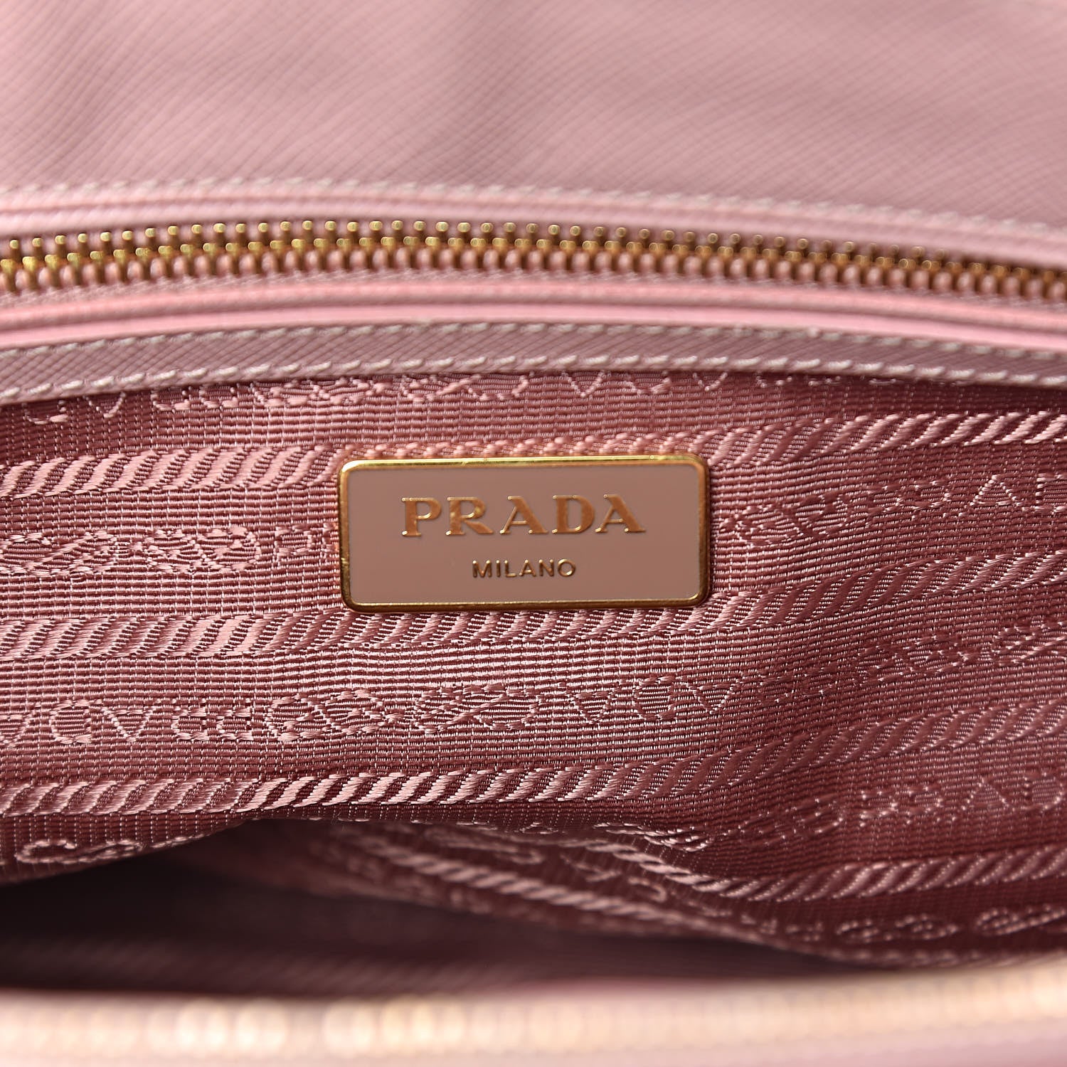 Prada Saffiano Small Galleria Double Zip Tote Orchidea 6 of 16