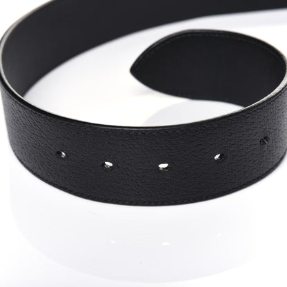 Gucci Textured Calfskin Double G 40mm Belt 105 42 Black 7 of 8
