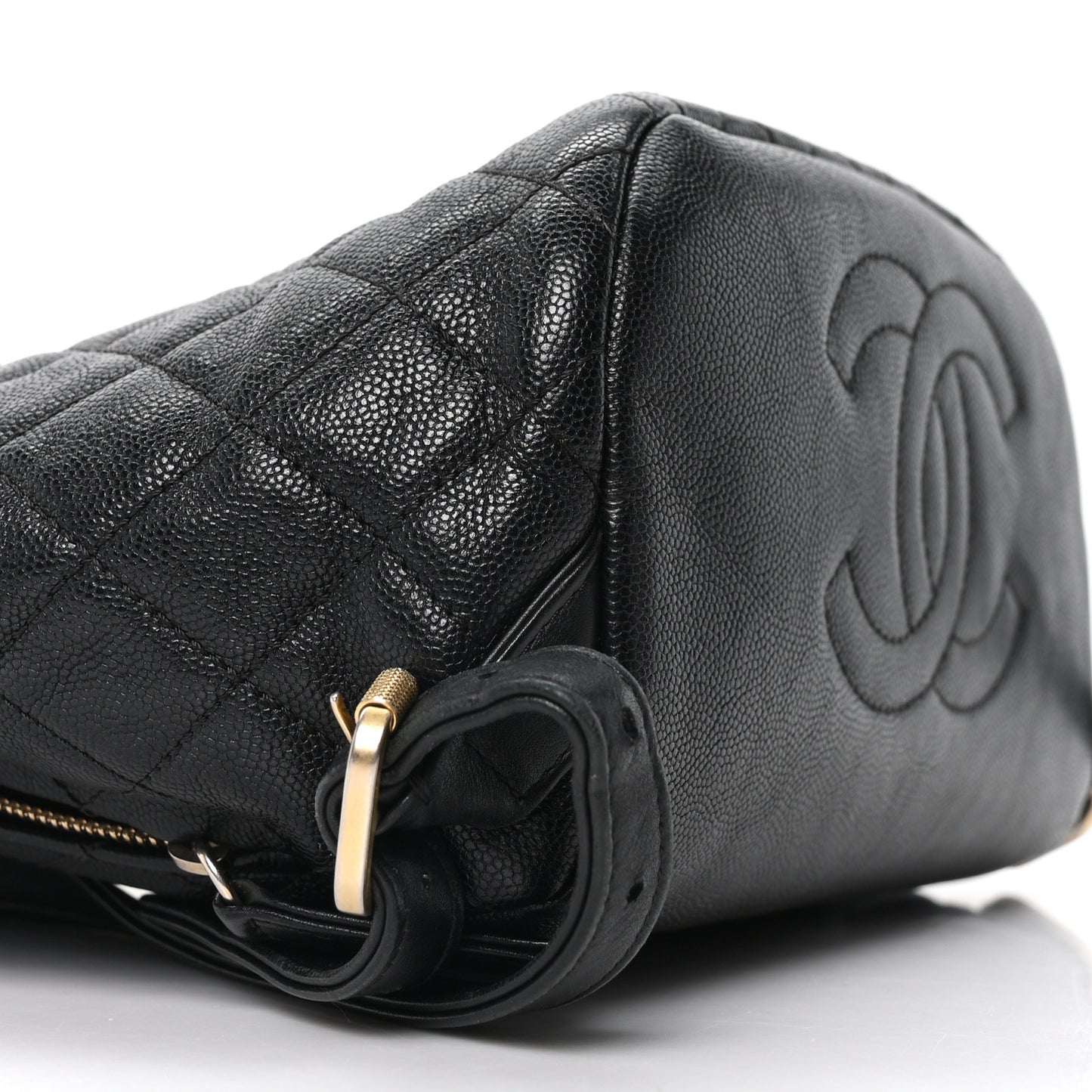 Caviar Quilted Small Filigree Backpack Black