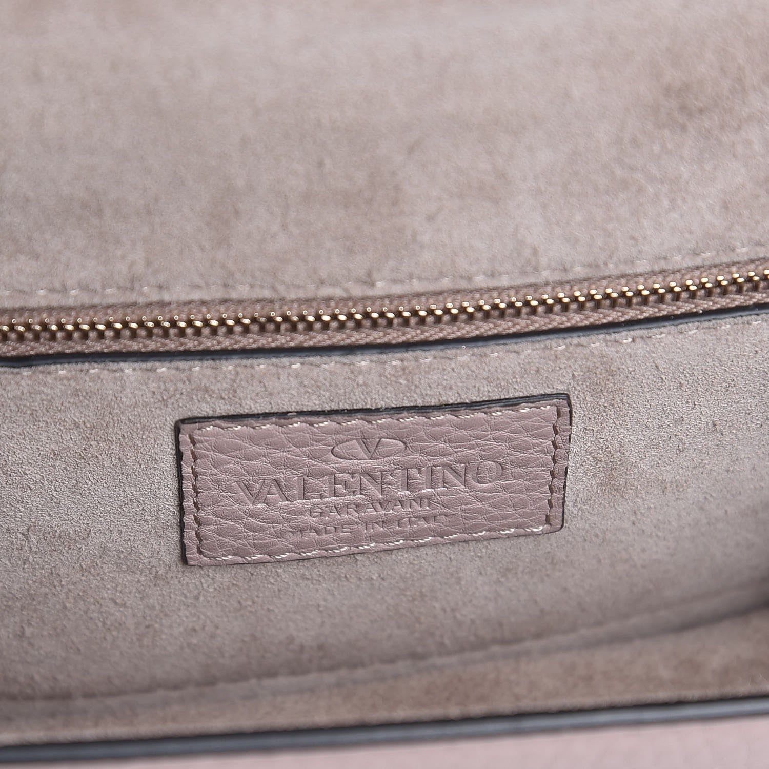 Valentino Garavani Pebbled Calfskin Small Glam Lock Rockstud Flap Poudre 7 of 11