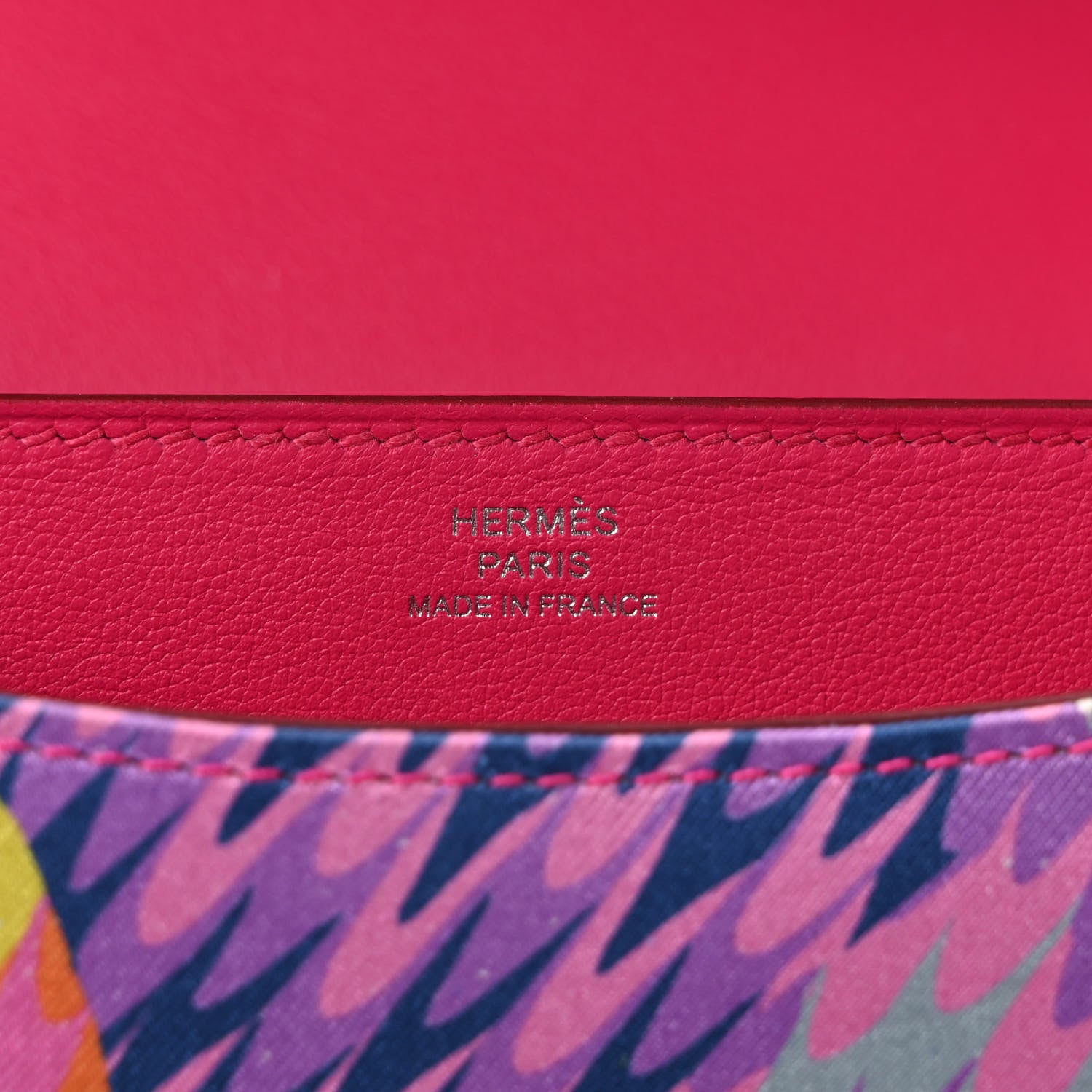 Hermes Swift Silk Marble Printed Constance 18 Rose Azalee Rose Mexico 5 of 9