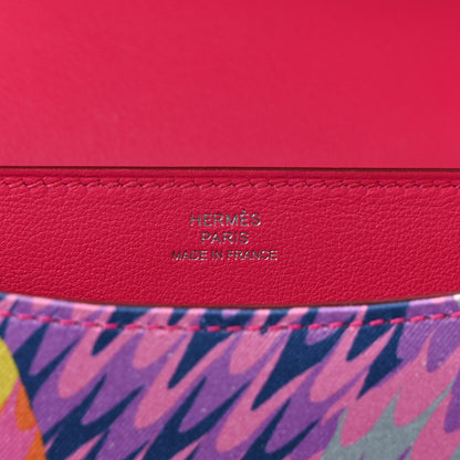 Hermes Swift Silk Marble Printed Constance 18 Rose Azalee Rose Mexico 5 of 9