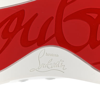 Christian Louboutin Calfskin Vieira Flat Sneakers 40 White 6 of 9