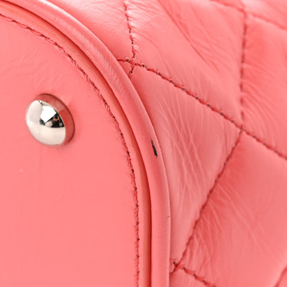 Chanel Crumpled Calfskin PVC Quilted Backpack Pink 13 of 13