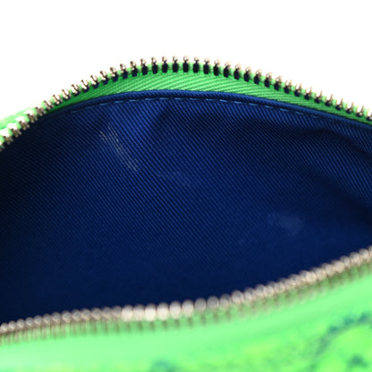 Louis Vuitton Taurillon Illusion Keepall XS Bleu Vert 10 of 10