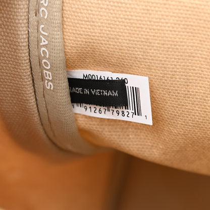 Marc Jacobs Cotton Canvas Medium The Traveler Tote Bag Beige 7 of 15