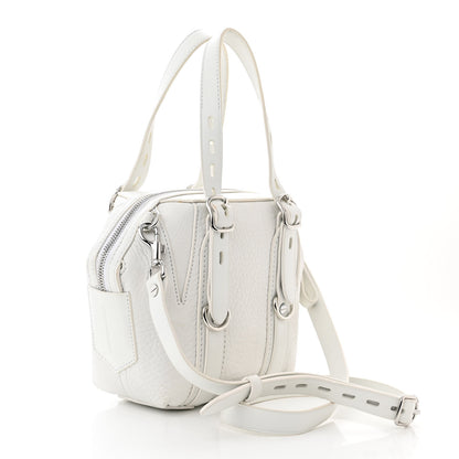 Alexander Wang Pebbled Calfskin Mini Emile White 3 of 13
