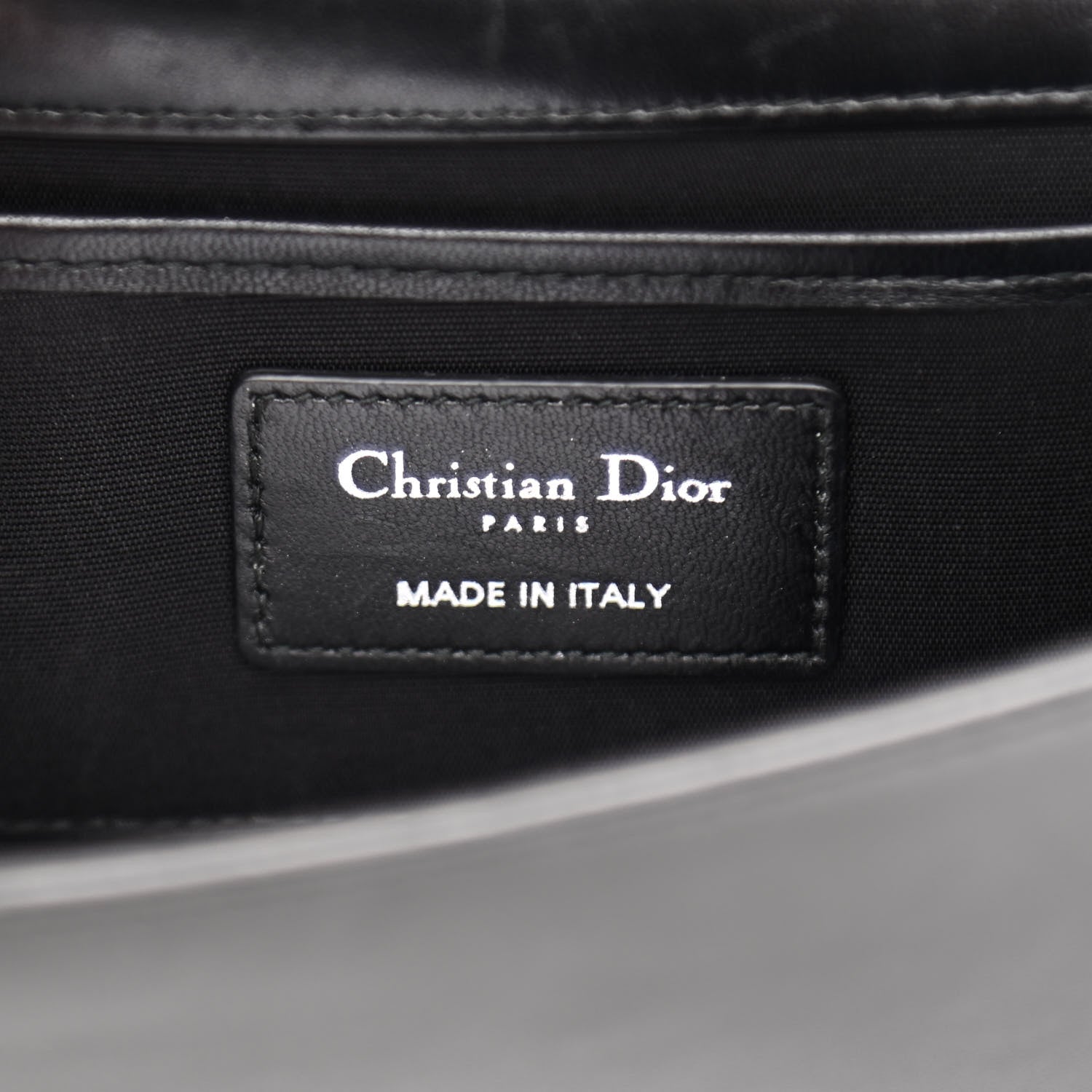 Christian Dior Lambskin Cannage Lady Dior Convertible Clutch Black 5 of 14