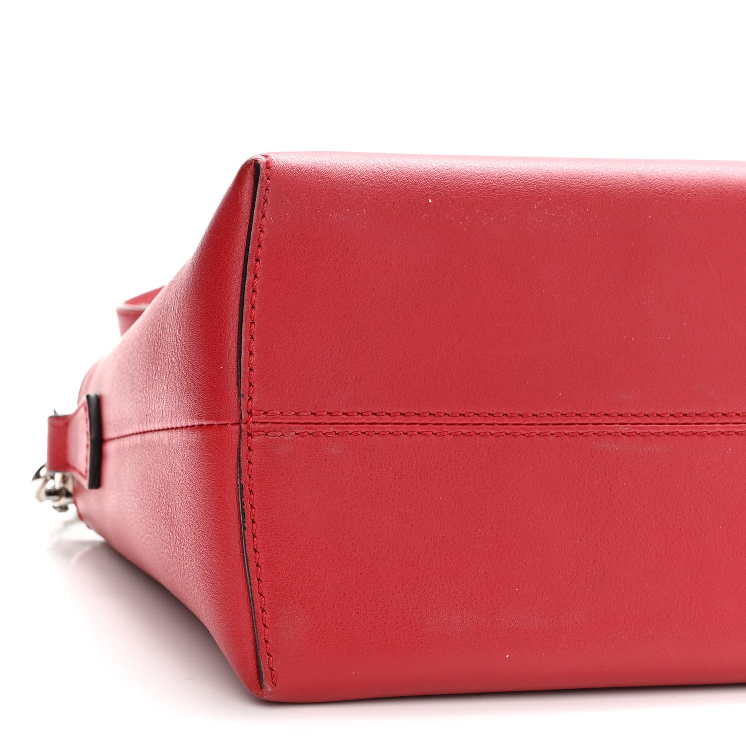 Fendi Vitello Dolce 4 Color Medium By The Way Boston Bag Fragola Black Multicolor 9 of 10
