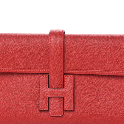Hermes Epsom Jige Elan 29 Clutch Rouge Vif 11 of 12