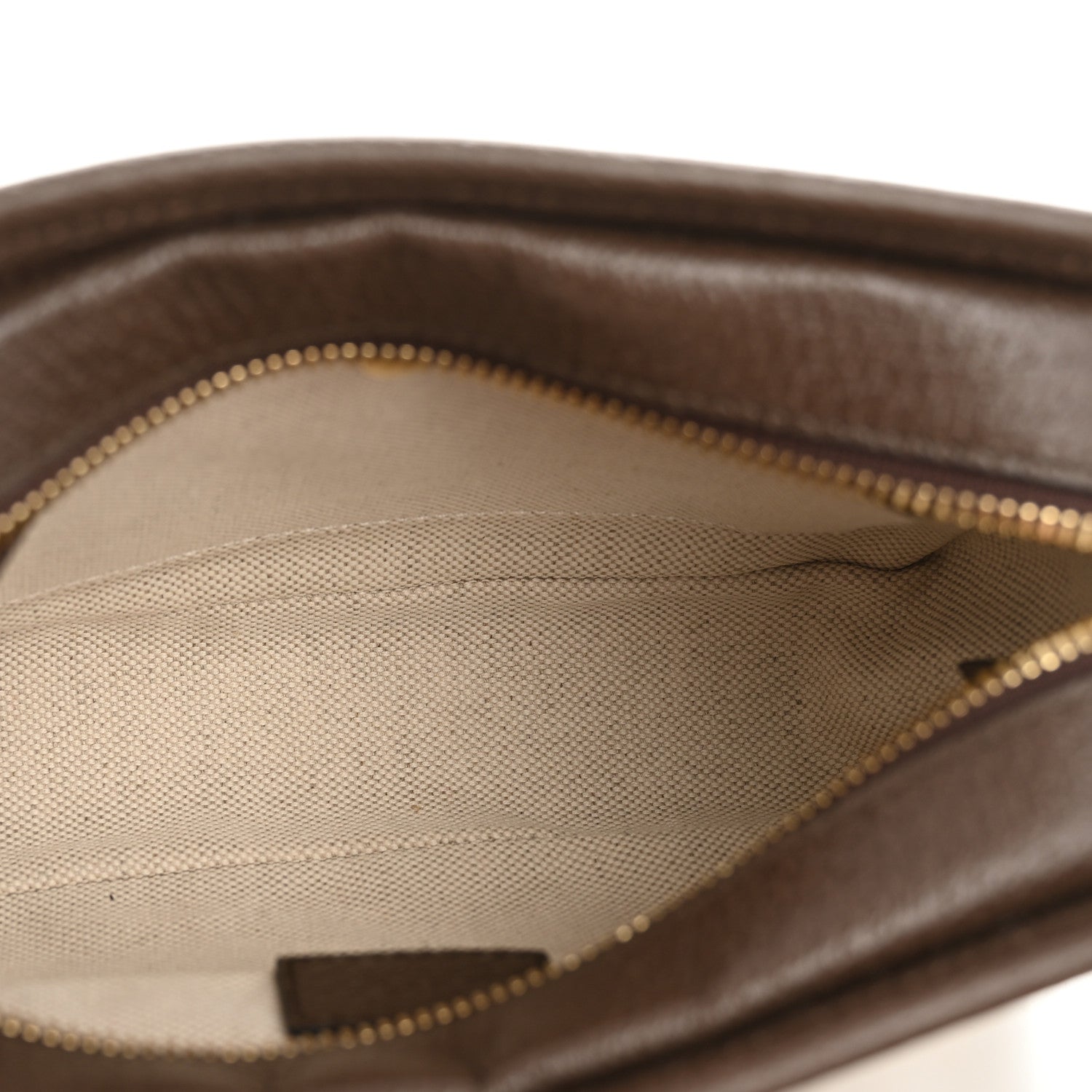 Gucci Monogram Jumbo GG Textured Dollar Calfskin Web Mini Crossbody Bag Camel Ebony New Acero 4 of 10