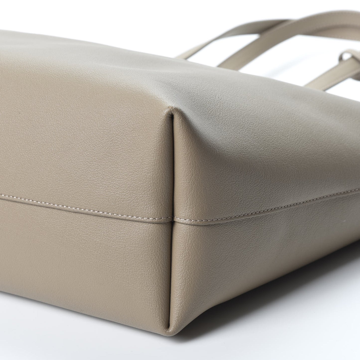 Calfskin Large Shopping Tote Taupe