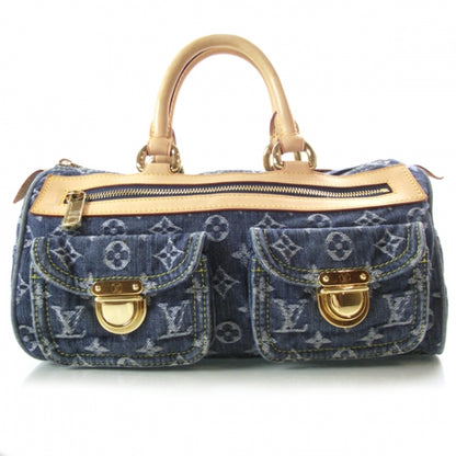 Louis Vuitton Monogram Denim Neo Speedy Blue 1 of 13