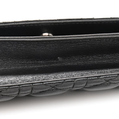 Christian Dior Lambskin Cannage Lady Dior Convertible Clutch Black 13 of 14