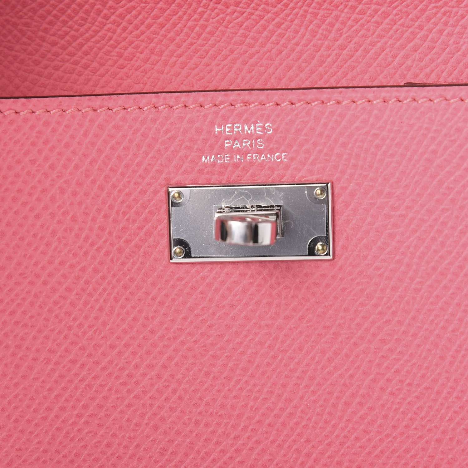 Hermes Epsom Kelly Pocket Compact Wallet Rose Azalee 4 of 7
