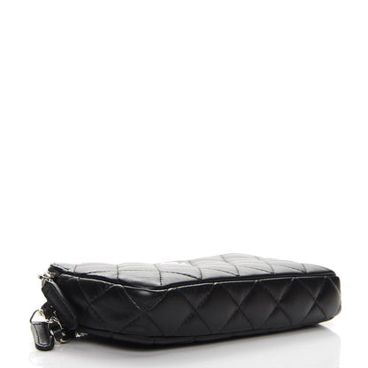 Chanel Lambskin Quilted Small Clutch With Chain Black 4 of 9