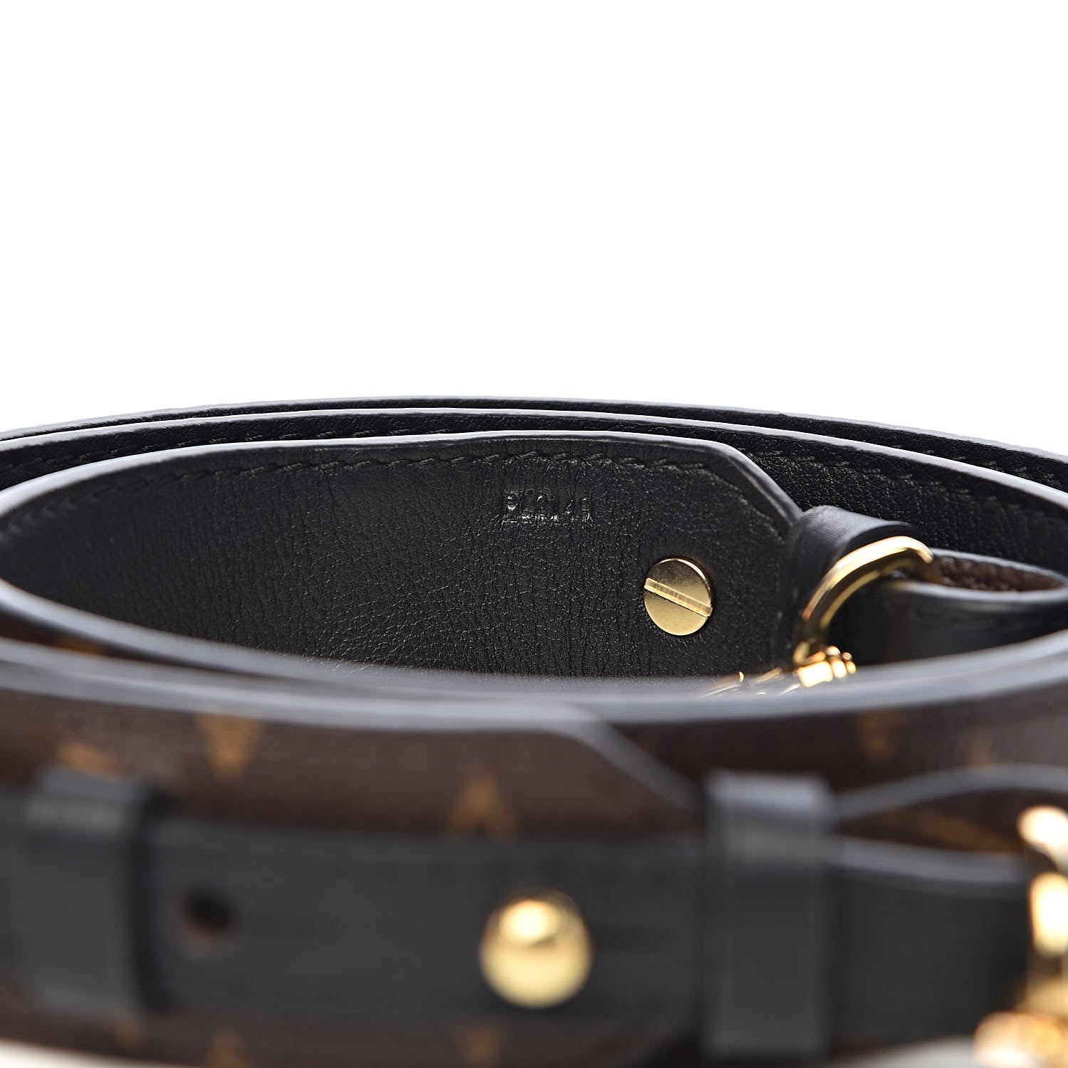 Louis Vuitton Monogram Bandouliere Shoulder Strap XL Black 4 of 5