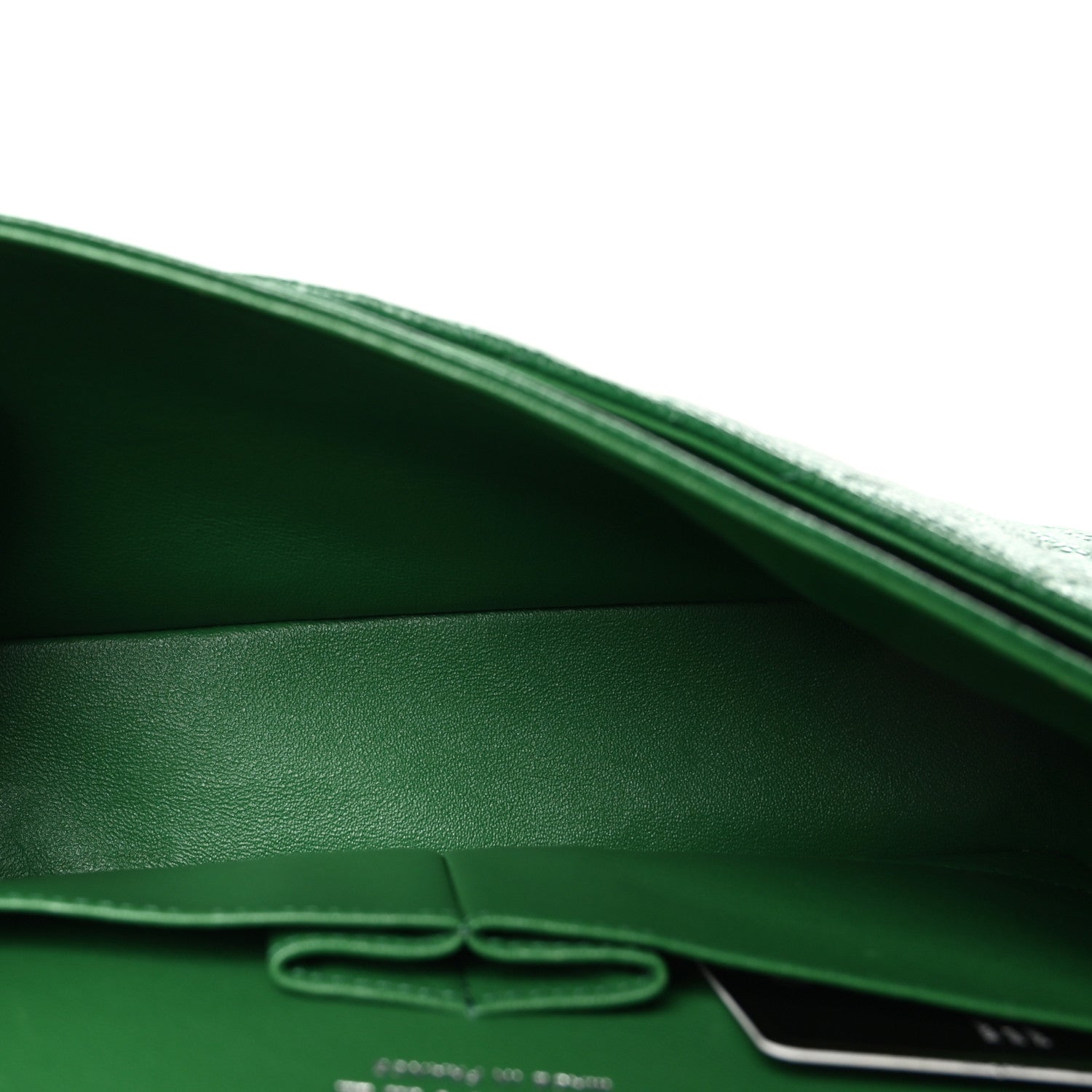 Chanel Caviar Quilted Medium Double Flap Green 5 of 10