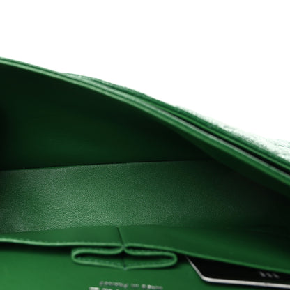 Chanel Caviar Quilted Medium Double Flap Green 5 of 10