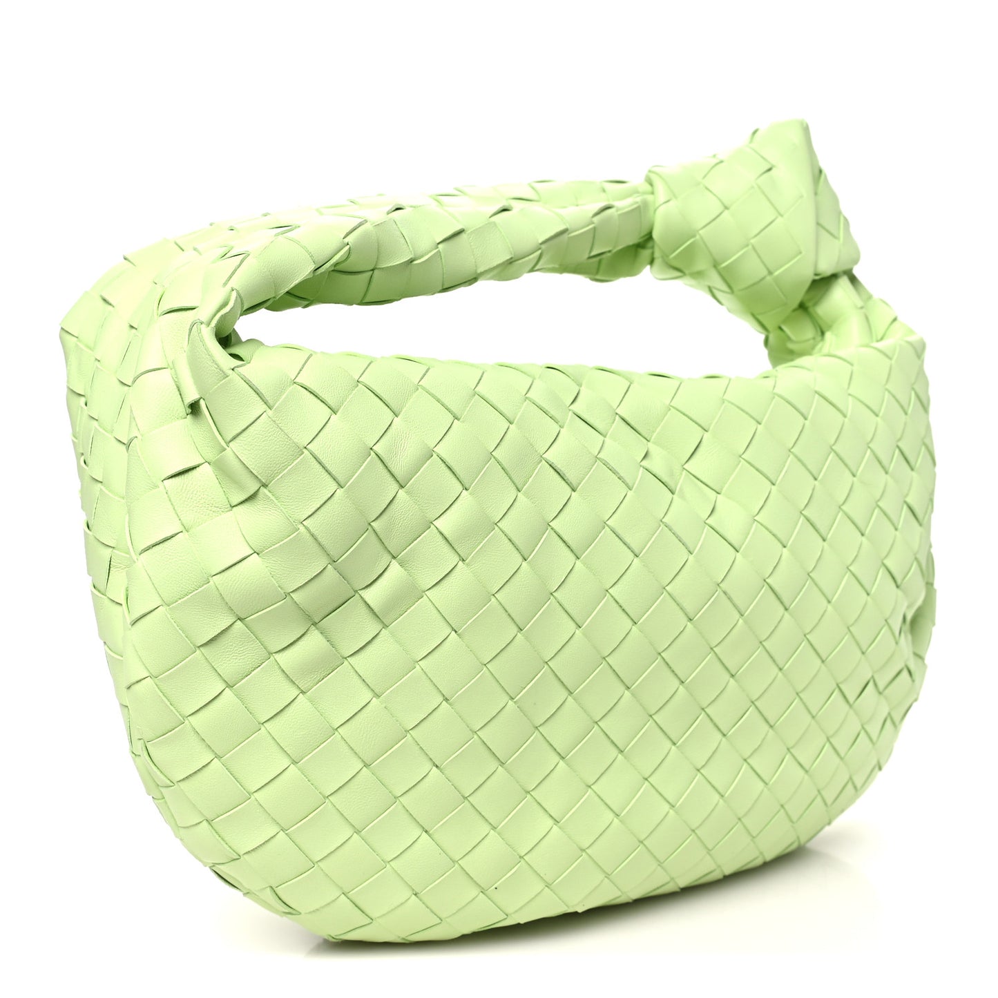 Nappa Intrecciato Teen Jodie Hobo Pistachio Pistachio