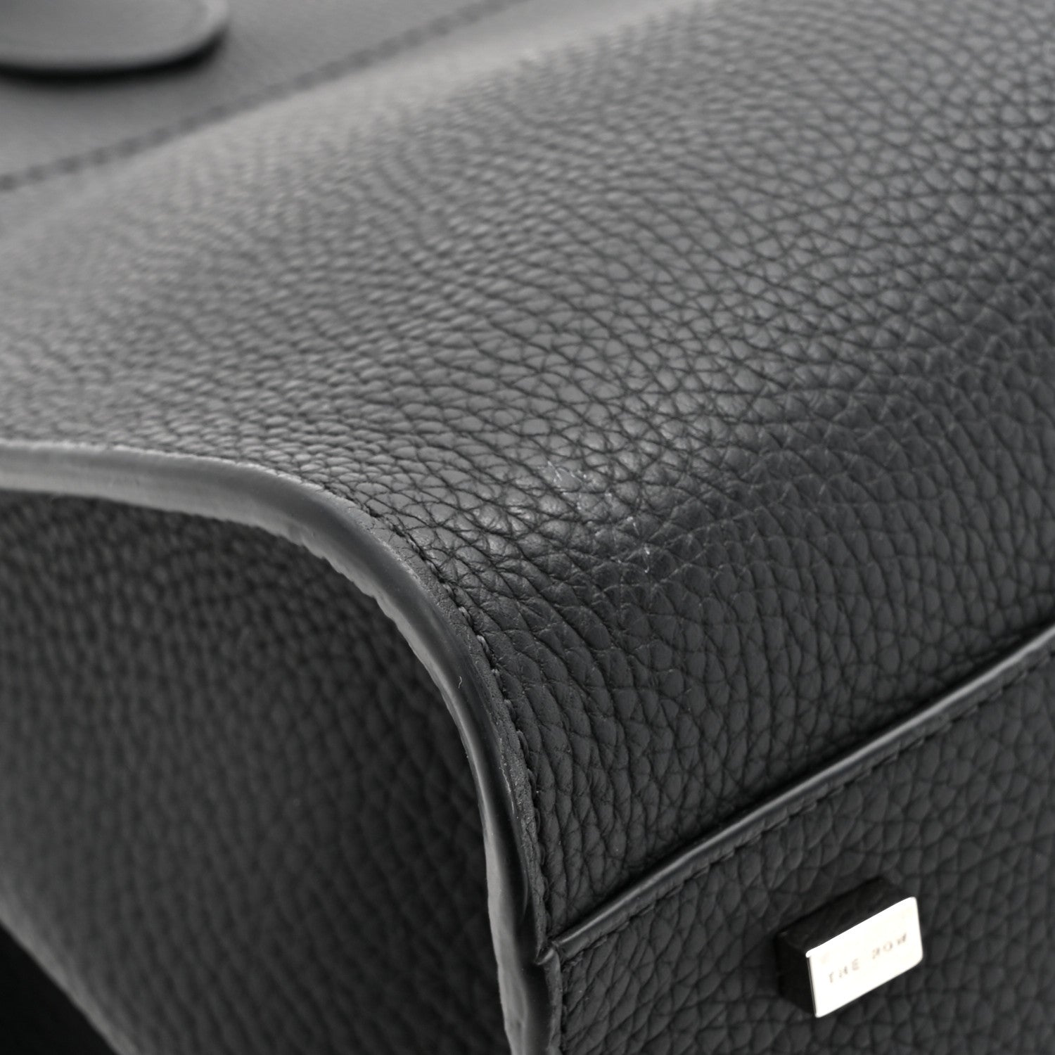 The Row Matte Grained Calfskin Soft Margaux 15 Black 11 of 12