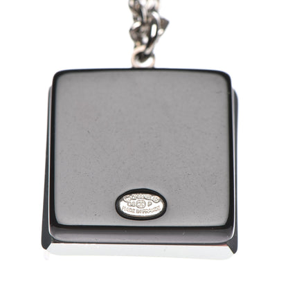 Chanel Crystal CC Square Pendant Necklace 5 of 6