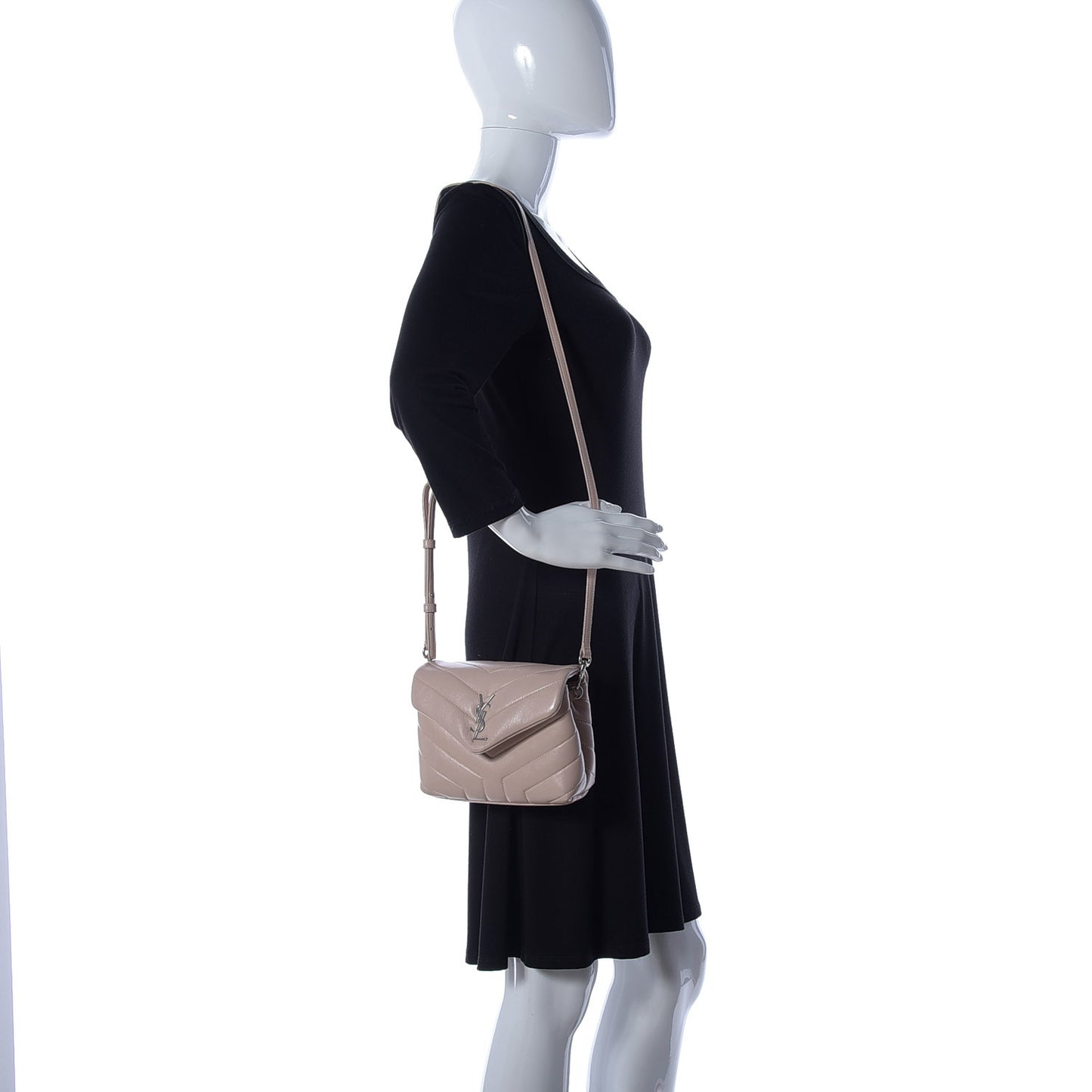 Calfskin Y Quilted Monogram Toy Loulou Satchel Light Natural